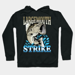 LARGEMOUTH BASS - BLACK BASS FISH - LUNKER FISH Hoodie